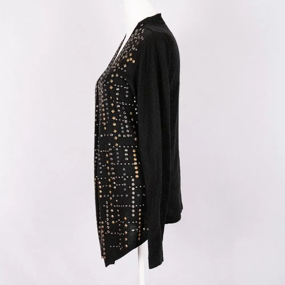 Elysee 26 Alberto Makali Soft Wool Blend Sweater MEDIUM Western Biker Goth Metal